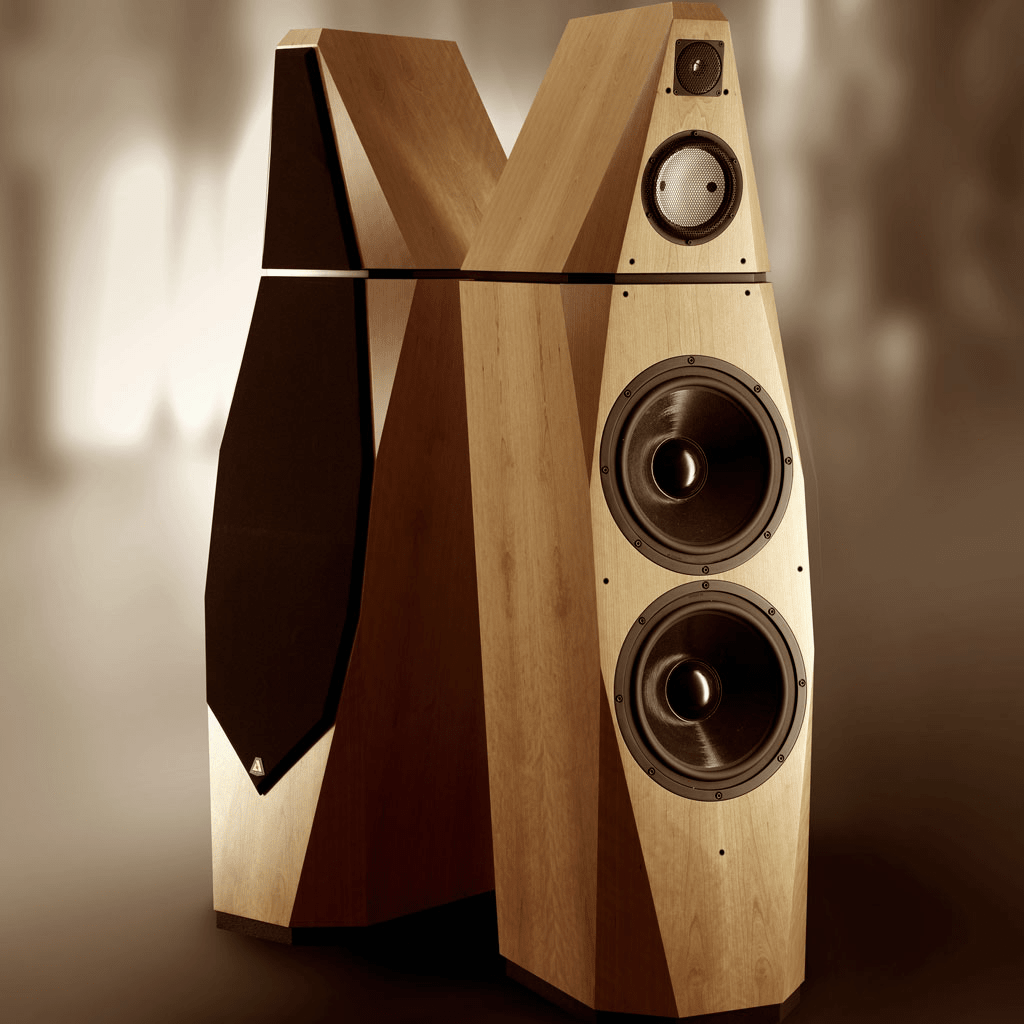 Avalon Acoustics Isis Signature loudspeakers are available in Birdseye Maple, Curly Maple, Quilted Cherry, Figured Walnut, Polychrome, and Black finishes