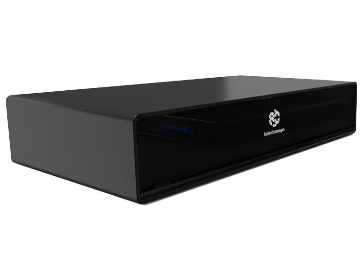 Kaleidescape Terra Prime SSD 123 TB Movie Server can be combined with either a Strato C or a Strato V Movie Player.